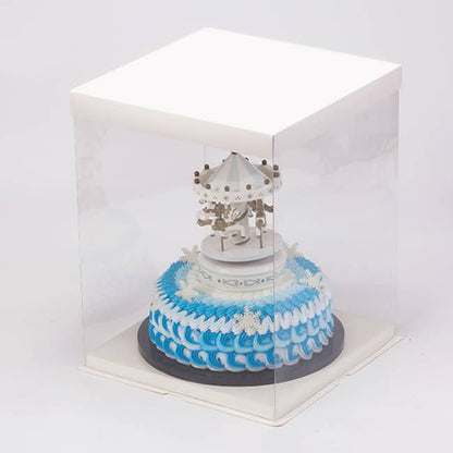 Clear Square Cake Box - 8 Inch