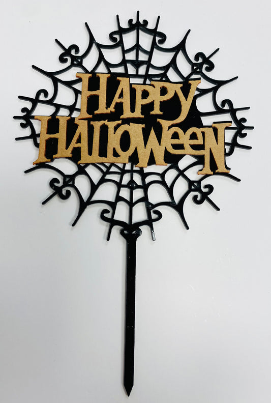 Happy Halloween cake topper