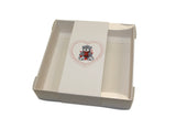 Clear lid box with Valentine Teddy sleeve - 15 x 15 x 3.5cm