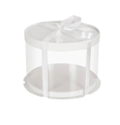 Clear Round Cake Box 8 Inch