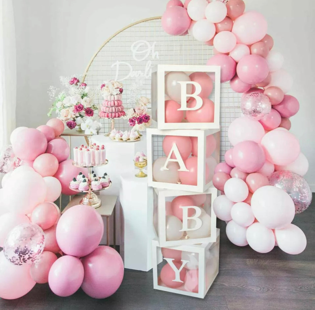 BABY/ LOVE DISPLAY GIFT BOX - 4 BOX SET