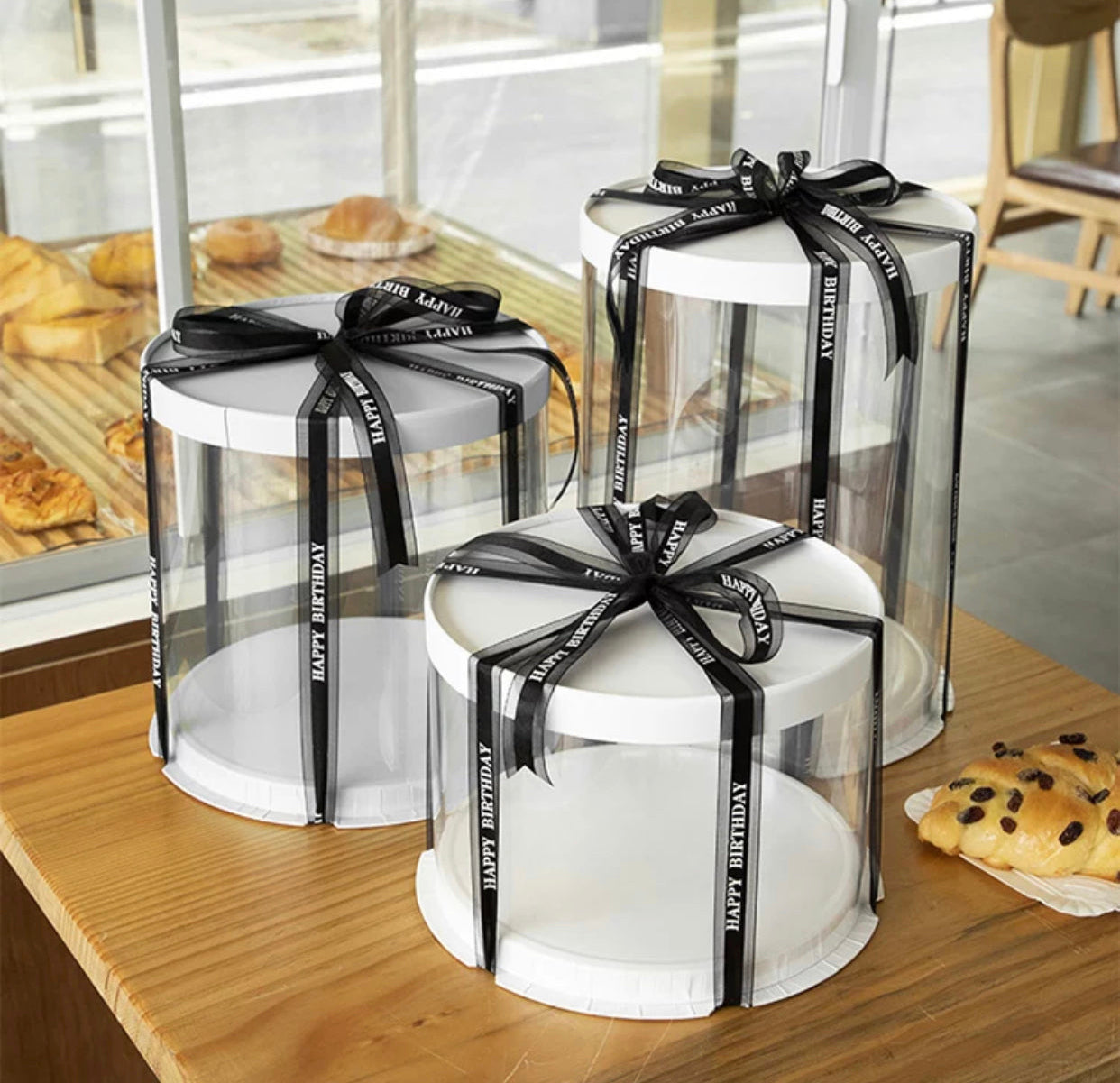 Clear Round Cake Box 8 Inch