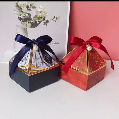 Marble print ‘Only for you’  favour boxes