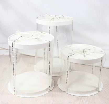 Clear Round Cake Box 8 Inch