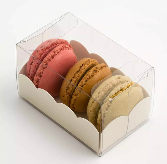 Small Clear Macaron Box - 8x5x5cm