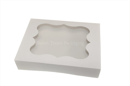 Large White  Window Bakery/Section Box - 24 x 18 x 5 cm
