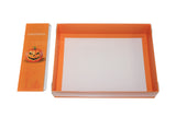 Clear lid Orange box with Halloween sleeve - 30 x 22 x 5cm