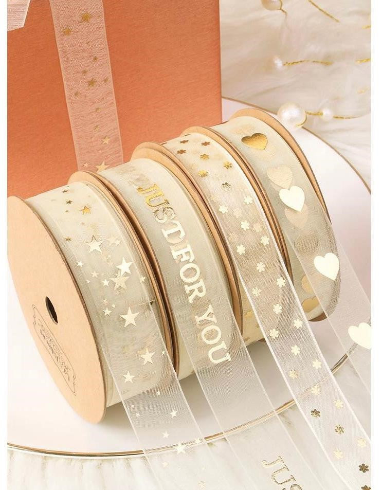 Gold Foil Ribbon multipack