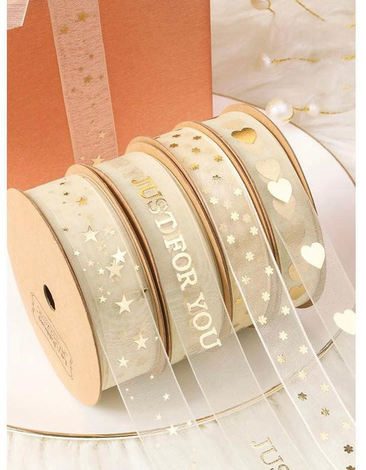 Gold Foil Ribbon multipack