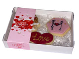 Clear Lid Box With Happy Valentine Sleeve - 20 x 14 x 3.5cm